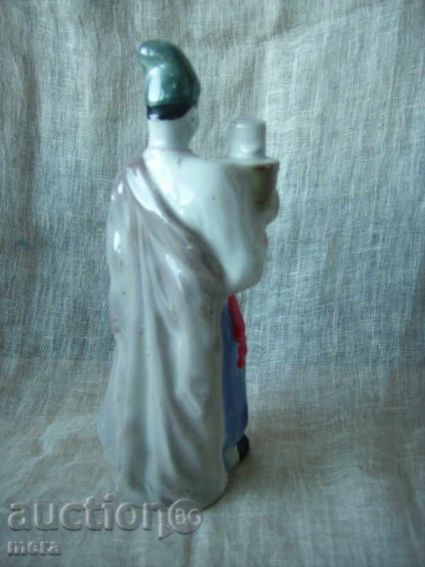 Auction Ukrainian porcelain figure - / bottle of vodka / Auction Ukrainian porcelain figure - / bottle of vodka /