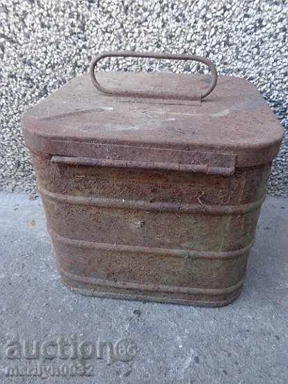 κουτί μεταλλικό κουτί Στρατού Β 'Παγκοσμίου Πολέμου - 5