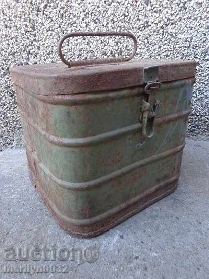 Армейска метална кутия Втора световна война сандъче