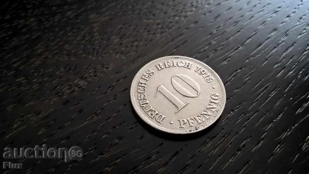 Ράιχ Coin - Γερμανία - 10 εκατοστά του μάρκου | 1915.? σειρά Α