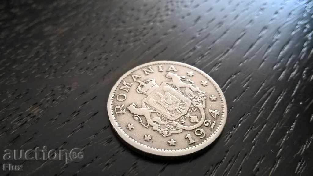 Auction Coin - Romania - 1 leu | 1924 Auction Coin - Romania - 1 leu | 1924