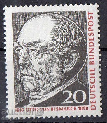 1965. ГФР. Ото фон Бисмарк (1815-1898), държавник.