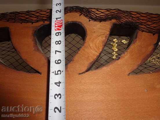 Delivery of Old vanity buffet mirror cabinet furniture with crocheted lace Delivery of Old vanity buffet mirror cabinet furniture with crocheted lace