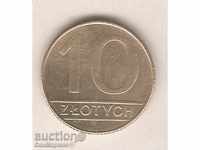 + Poland 10 zloty 1990