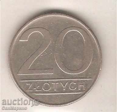 + Polonia 20 zloty 1984 MW