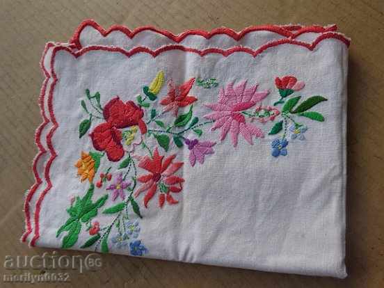 Old embroidered cardboard, tablecloth, millet, Bulgarian embroidery - 7 Old embroidered cardboard, tablecloth, millet, Bulgarian embroidery - 7
