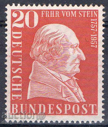 1957. ГФР. Хайнрих Фридрих Карл Щайн (1757-1831), държавник.