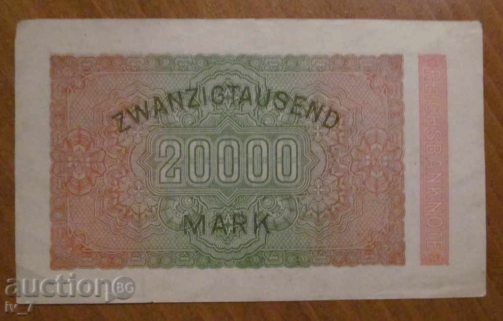 20 000 MARKS 1923 GERMANY with price 4.99 BGN | € 2.55 20 000 MARKS 1923 GERMANY with price 4.99 BGN | € 2.55