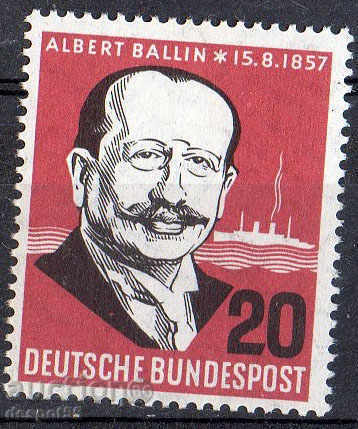 1957. ГФР. Алберт Балин (1857-1918), корабопритежател.