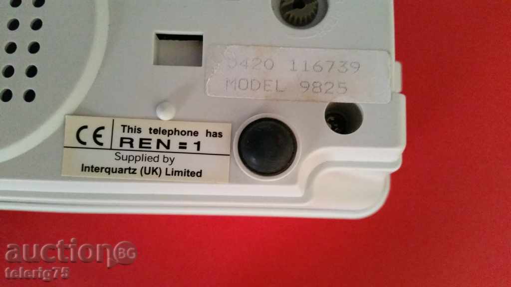 English Phone with INTERQUARTZ Voyager Memory with Buttons - 6