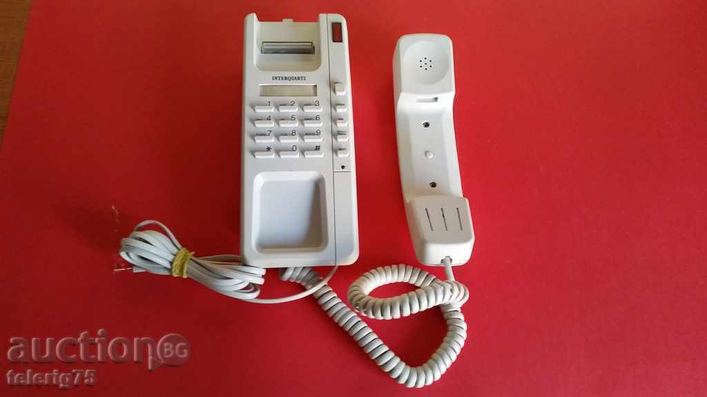 Engleză Telefon de memorie INTERQUARTZ Voyager cu butoane