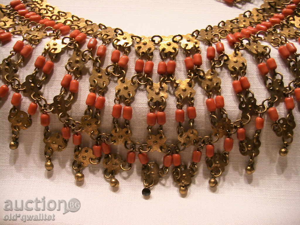 Auction 1001 NIGHT LUXURY NECKLACE, gold plated, for costume Auction 1001 NIGHT LUXURY NECKLACE, gold plated, for costume