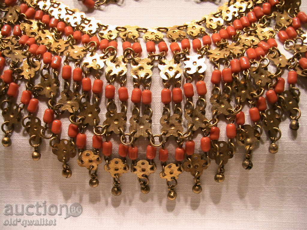 1001 NIGHT LUXURY NECKLACE, gold plated, for costume