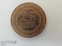 Κεντρικής Αφρικής - 25 φράγκα το 2006 -115 L