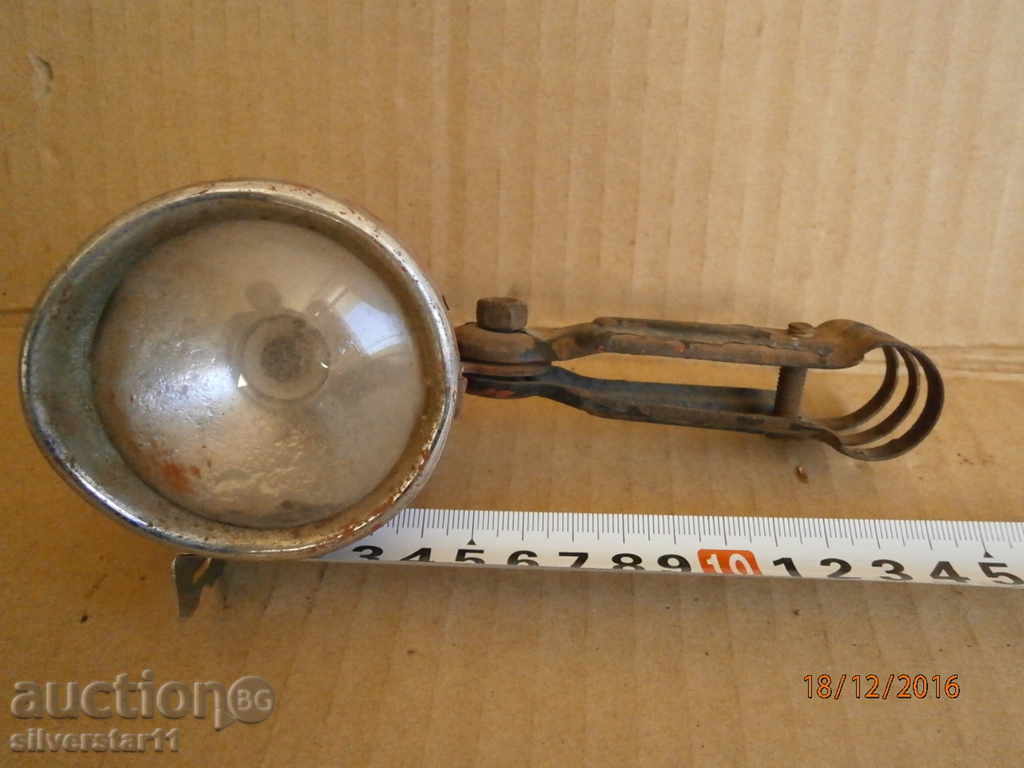 headlamp for an antique bicycle wheel - 6