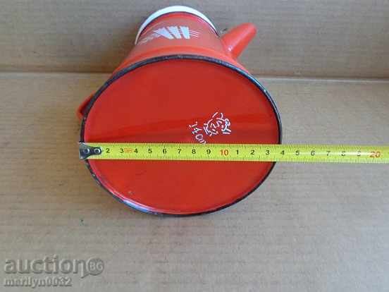 Enamelled pot, kettle, ketchup, kettle, wounded sod - 6 Enamelled pot, kettle, ketchup, kettle, wounded sod - 6