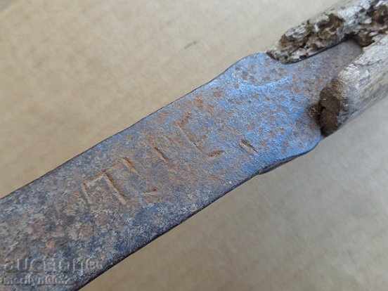 An old tool, an instrument, a hand forged cutter, a chopper, a machete - 7 An old tool, an instrument, a hand forged cutter, a chopper, a machete - 7