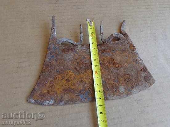 Old ax, curved toothed saber hatchet - 5 Old ax, curved toothed saber hatchet - 5
