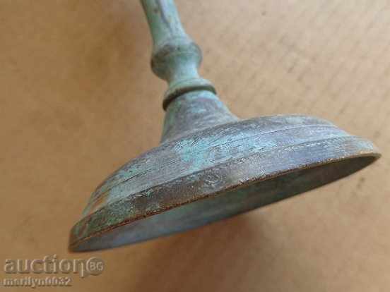 Old bronze Ottoman candlestick, lamp, candelabra candle with price 79.00 BGN | € 40.39 Old bronze Ottoman candlestick, lamp, candelabra candle with price 79.00 BGN | € 40.39