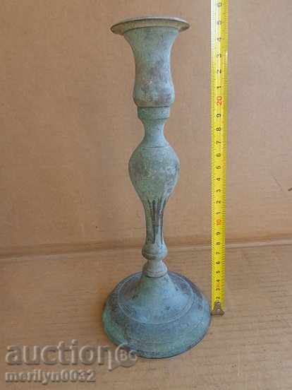 Auction Old bronze Ottoman candlestick, lamp, candelabra candle Auction Old bronze Ottoman candlestick, lamp, candelabra candle