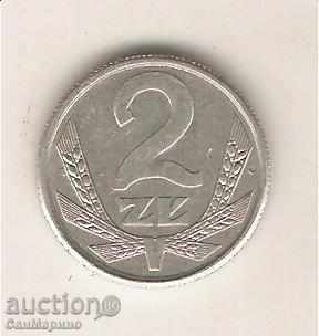 + Polonia 2 zloty 1989