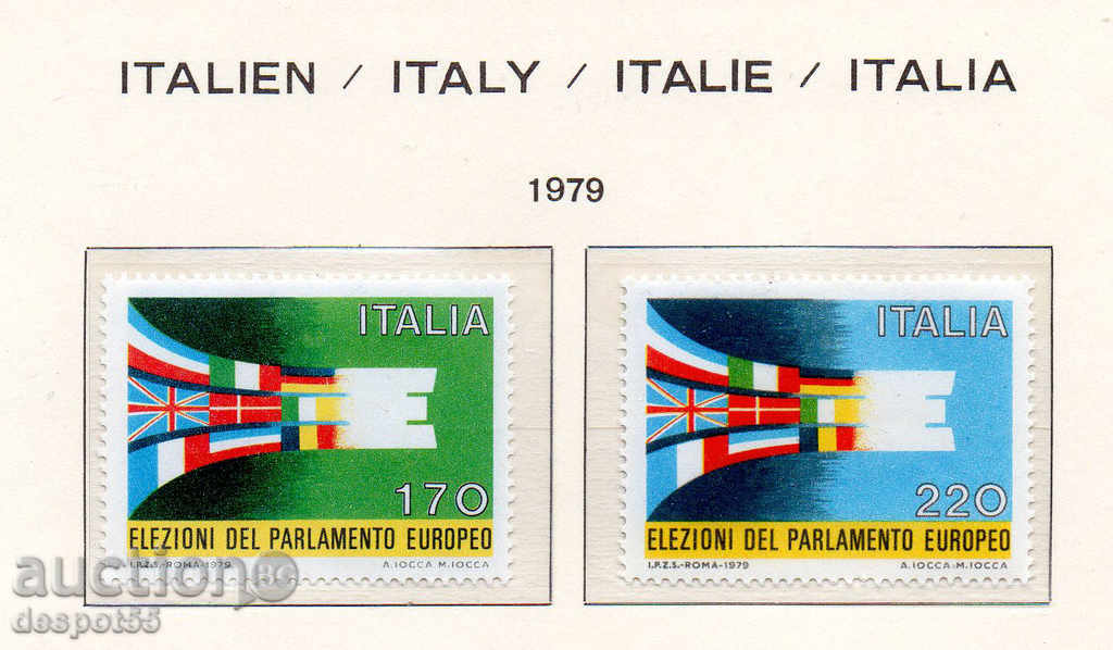 1979. Italy. Elections to the European Parliament.
