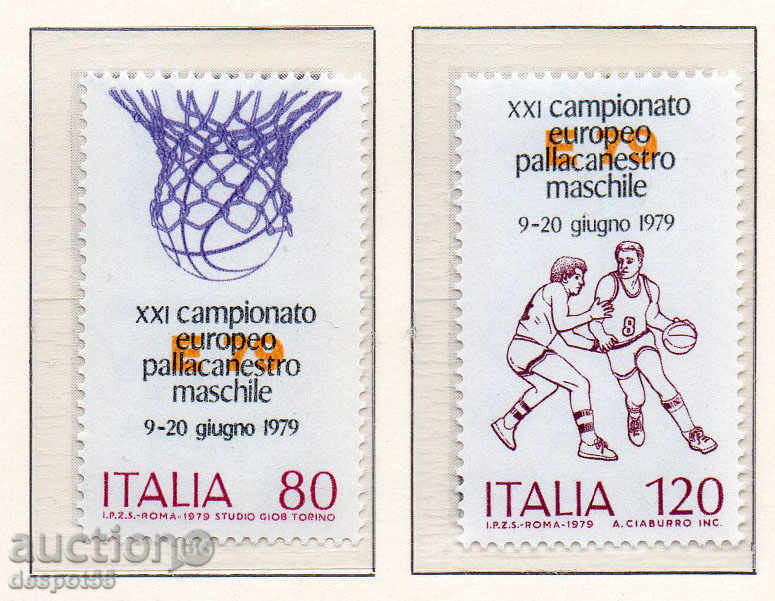 1979. Italy. European Men's Basketball Championship, Italy
