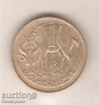 +Етиопия  10  цента  1977 (ЕЕ1969) г.