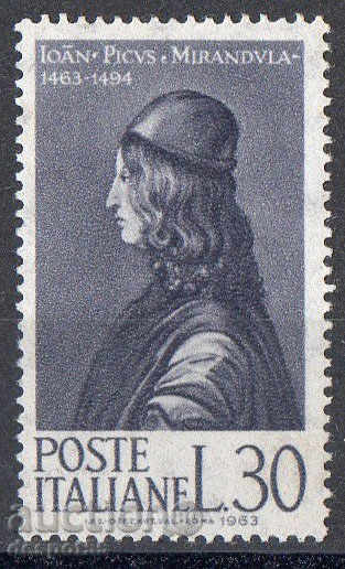 1963. Italy. Giovanni Pico Mirandola (1463-1492), philosopher.