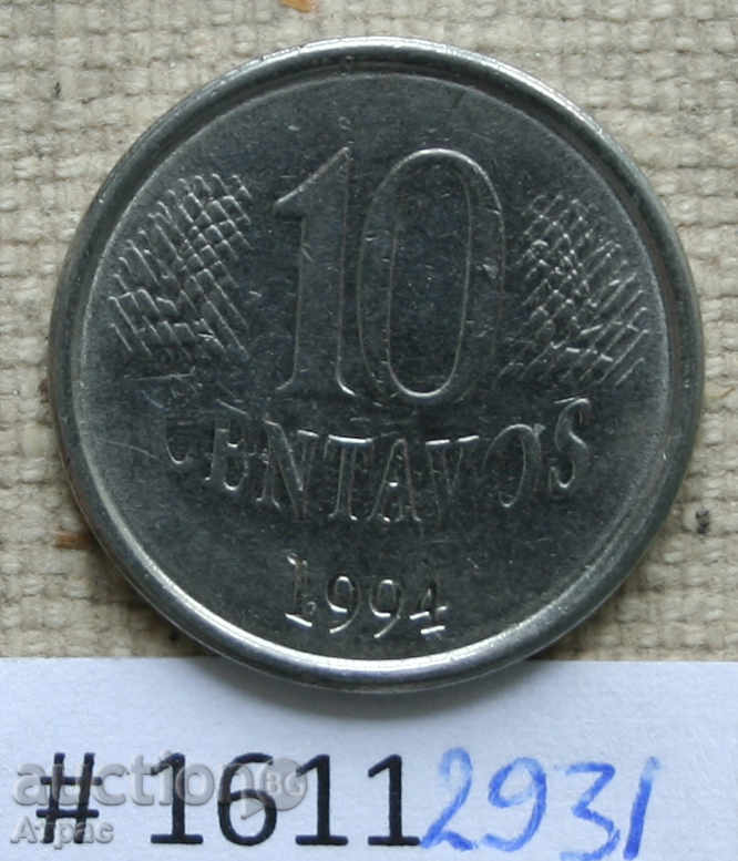 10 центавос  1994 Бразилия