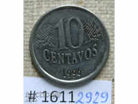 10 центавос  1996 Бразилия