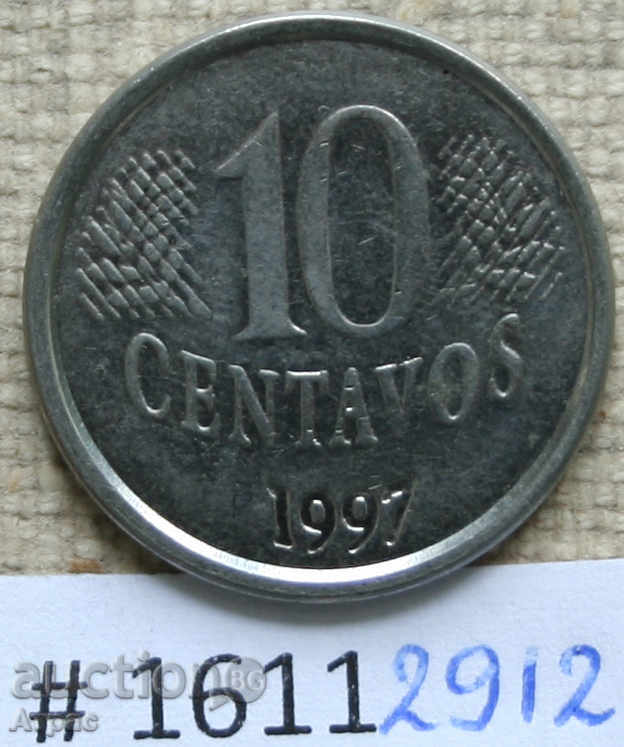 10 центавос  1997 Бразилия