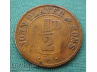 England ½ Penny 1898 Rare (kkk)