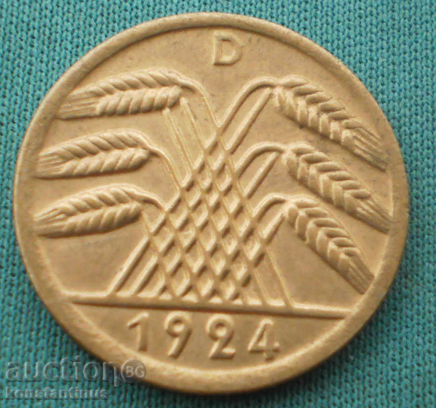 Германия Ваймарска Република 50 Пфениг 1924 D Rare ( kkk ) с цена € 12.78 | 25.00 лв. Германия Ваймарска Република 50 Пфениг 1924 D Rare ( kkk ) с цена € 12.78 | 25.00 лв.