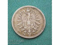 Germany I Reich 20 Pfennig 1873 A Rare Silver (kkk)