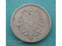 Germany Imperial Reich 10 Pfennig 1875 C Rare (kkk)