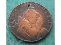 United Kingdom ½ Penny 1704 Rare (kkk)