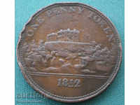 England 1 Penny 1812 Very Rare (kkk)