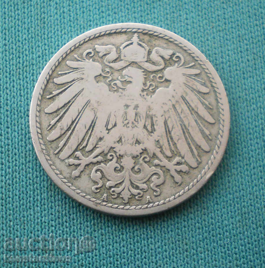 German Imperial Reich 10 Pfennig 1899 A Rare (KKK) cu preț € 1.53 | 2.99 BGN