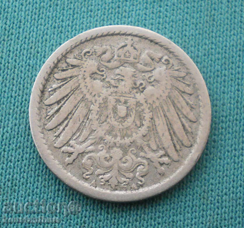 German Imperial Reich 5 Pfennig 1900 A Rare (KKK) cu preț € 1.53 | 2.99 BGN