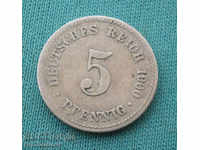 Germany Imperial Reich 5 Phenicia 1900 A Rare (kkk)