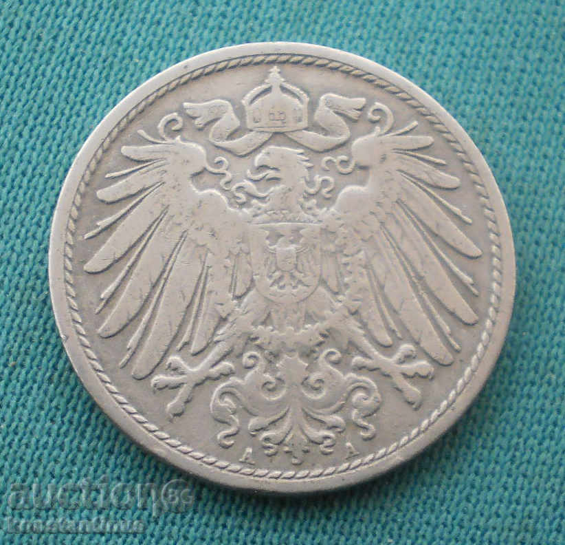 Германия Имперски Райх 10 Пфениг 1900 A Rare ( kkk )