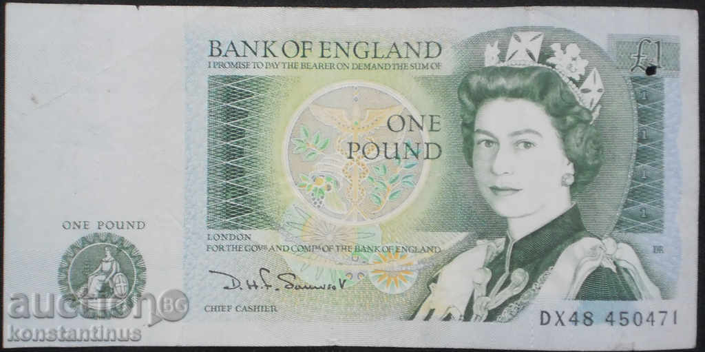 Anglia 1 Pound 1979 Opțiunea mai rar cu preț € 2.56 | 5.01 BGN