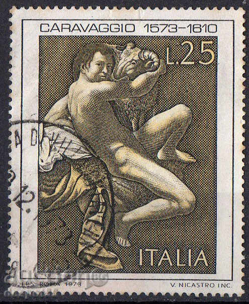 1973 Italia. Caravaggio (1573-1610), pictor.