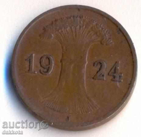 Γερμανία reyhspfenig 1924j με τιμή 1.90 BGN | € 0.97