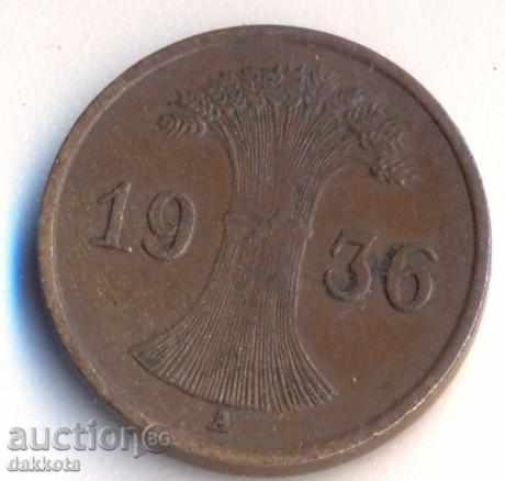 Γερμανία reyhspfenig 1936a με τιμή 1.85 BGN | € 0.95 Γερμανία reyhspfenig 1936a με τιμή 1.85 BGN | € 0.95