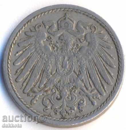 Germany 5 pfennig 1911a with price 1.55 BGN | € 0.79