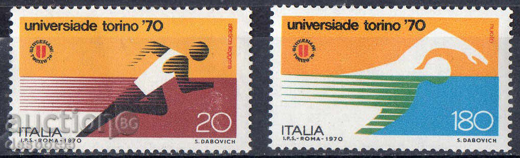 1970. Ιταλία. Πανεπιστημιάδα στο Τορίνο '70.