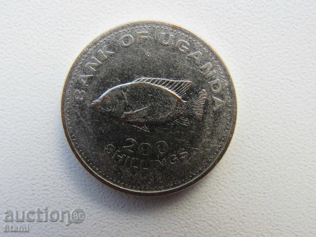 Уганда, 200 шилинга, 2008 год.,131D