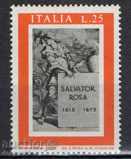 1973 Italia. Salvator Rosa (1615-1673), artist și poet.